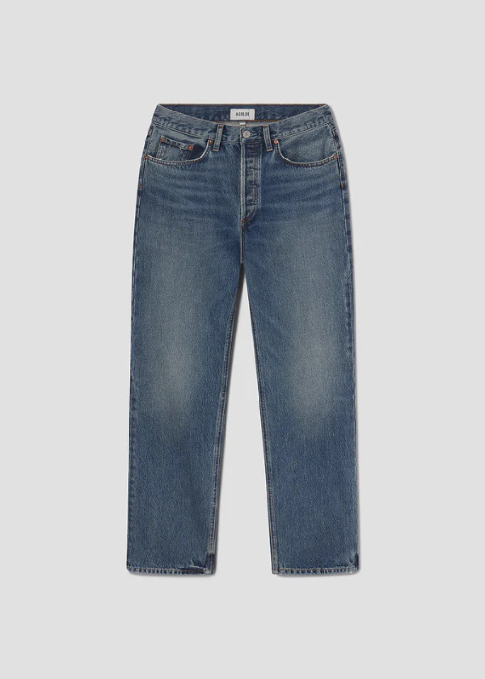 Lana Mid Rise Straight Jean