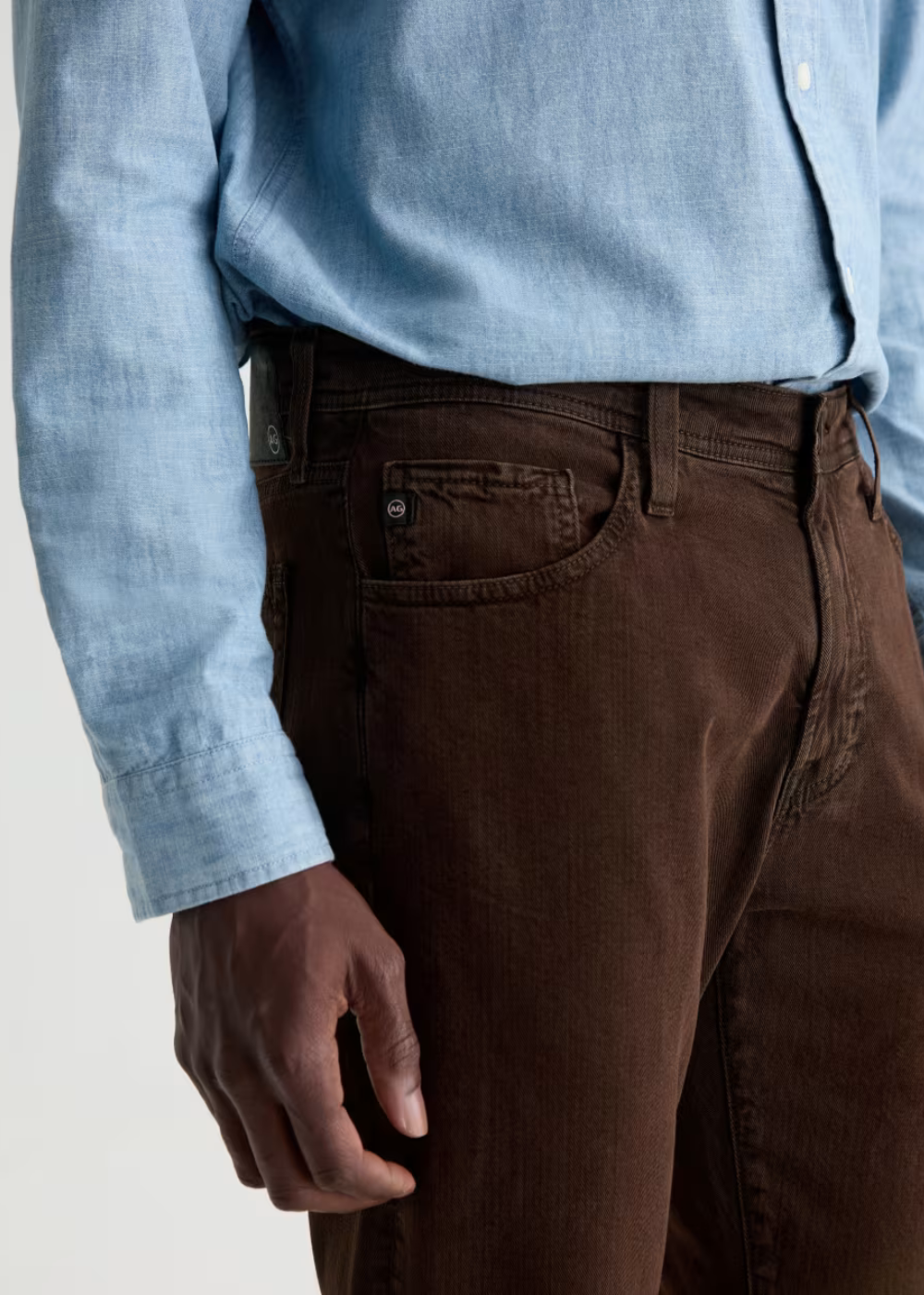 Everett Slim Straight Linen Pant