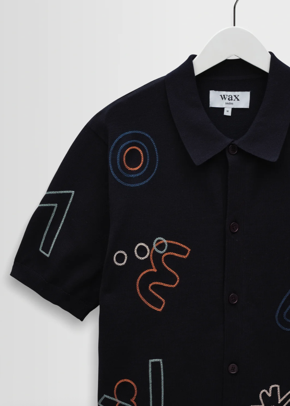Tellaro SS Shirt Shapes Embroidery