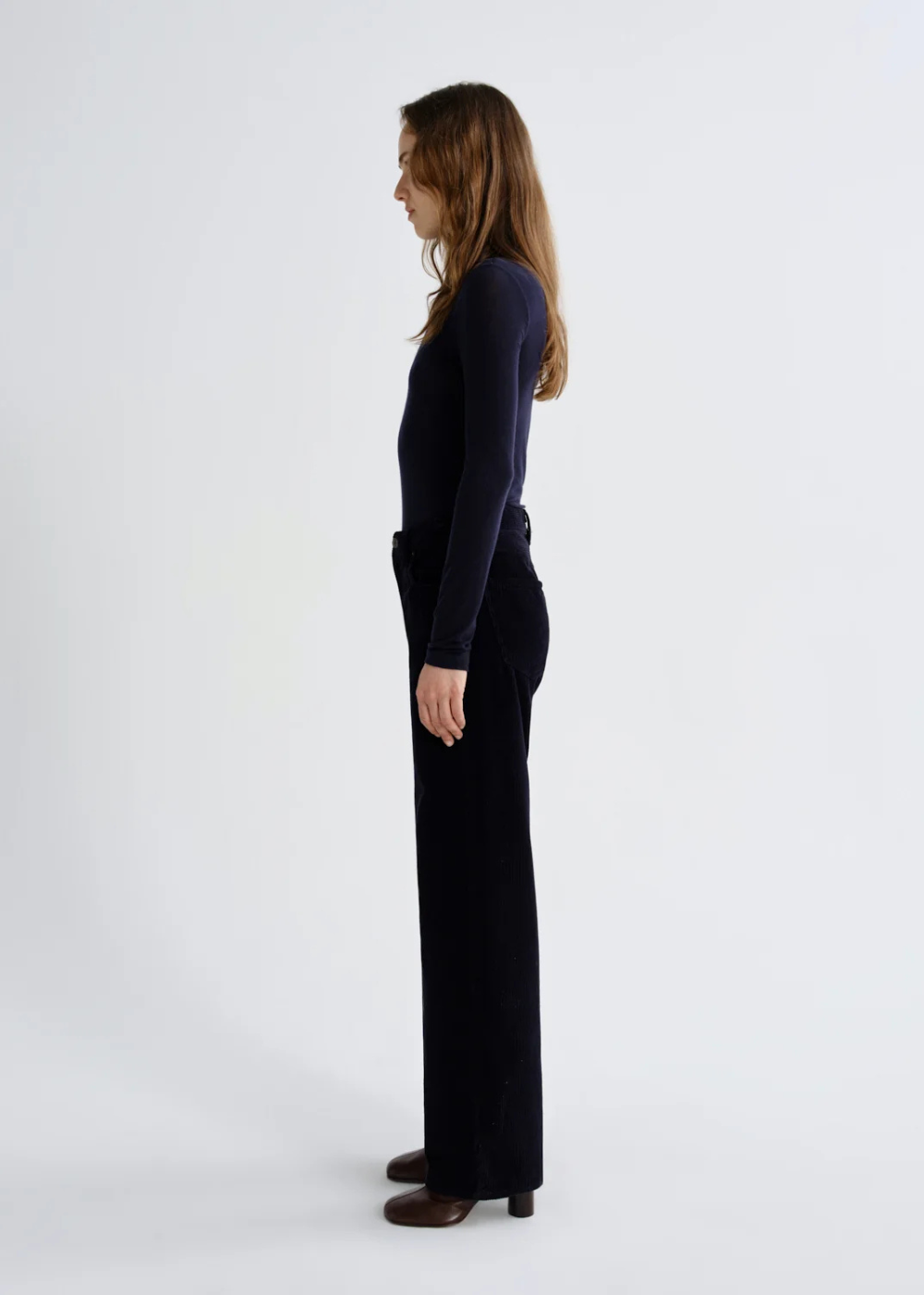 Ren High Rise Wide Leg 32" Corduroy Pant