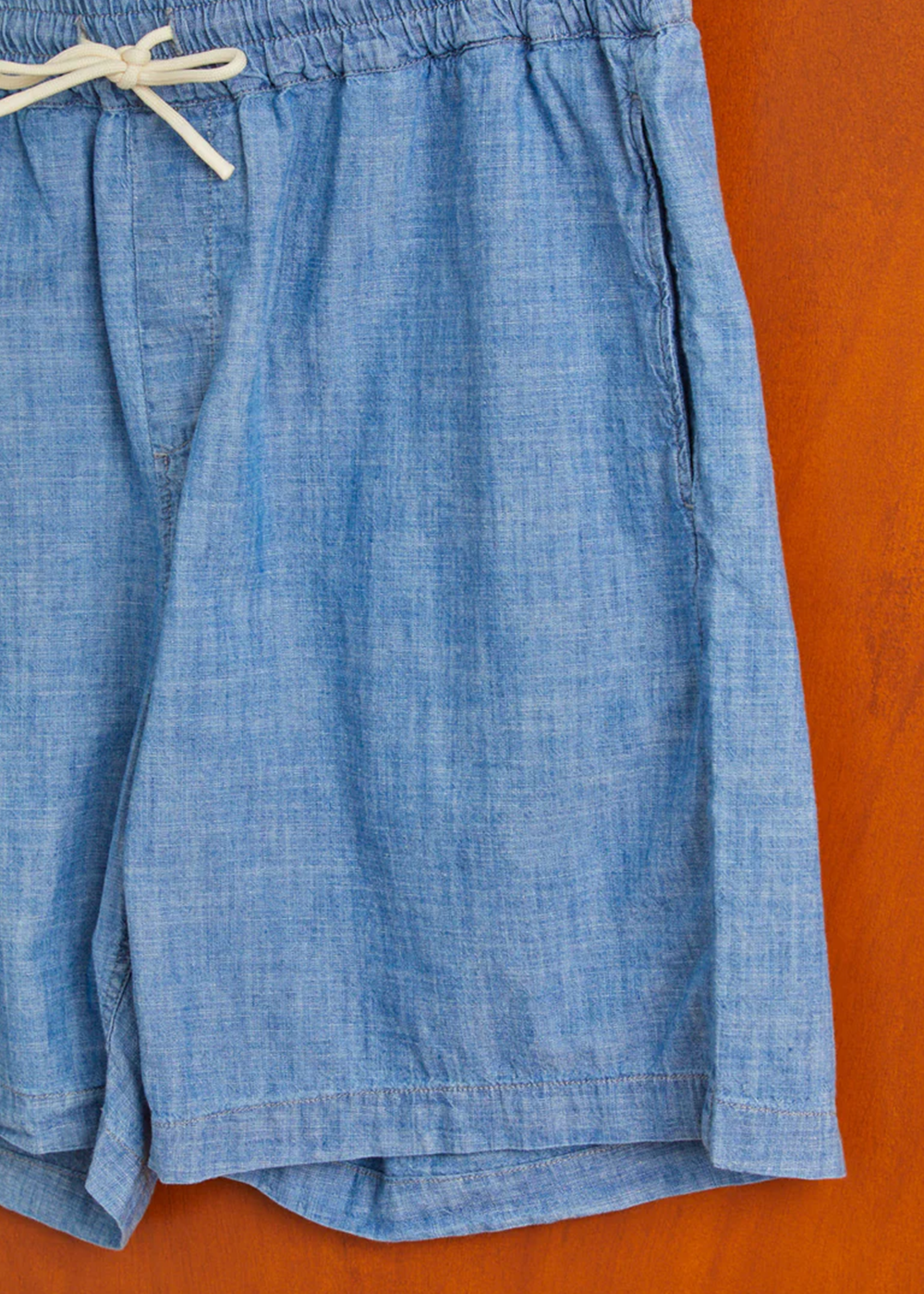 Chambray Men's Shorts - Blue - Portuguese Flannel Canada - Danali