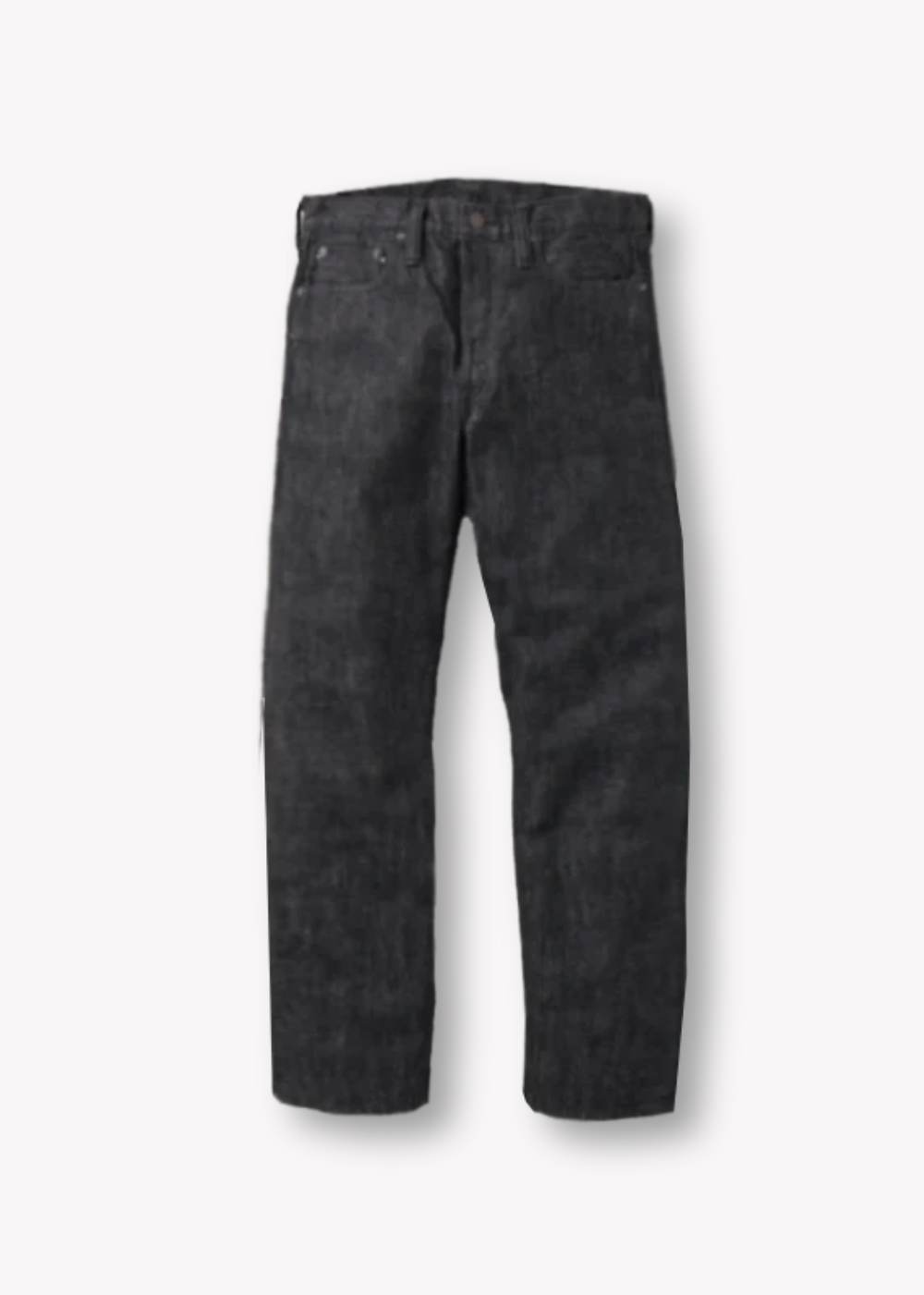 Straight Black Selvedge Denim