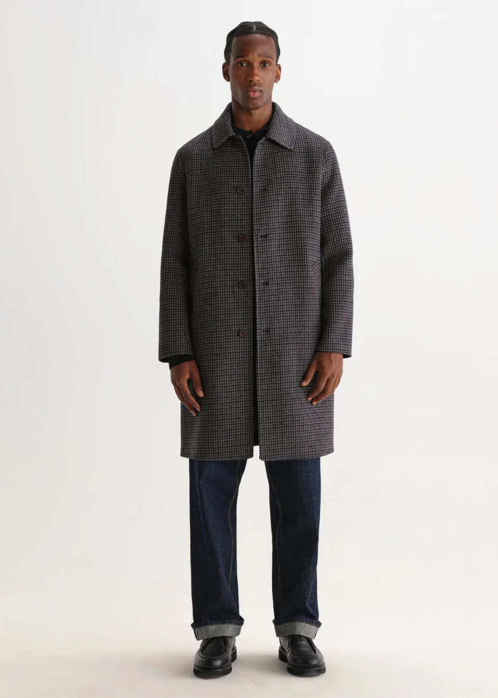 Stan Coat Double Face Check