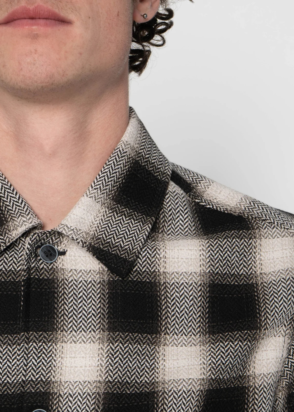 Work Shirt - Trippy Ombre Plaid