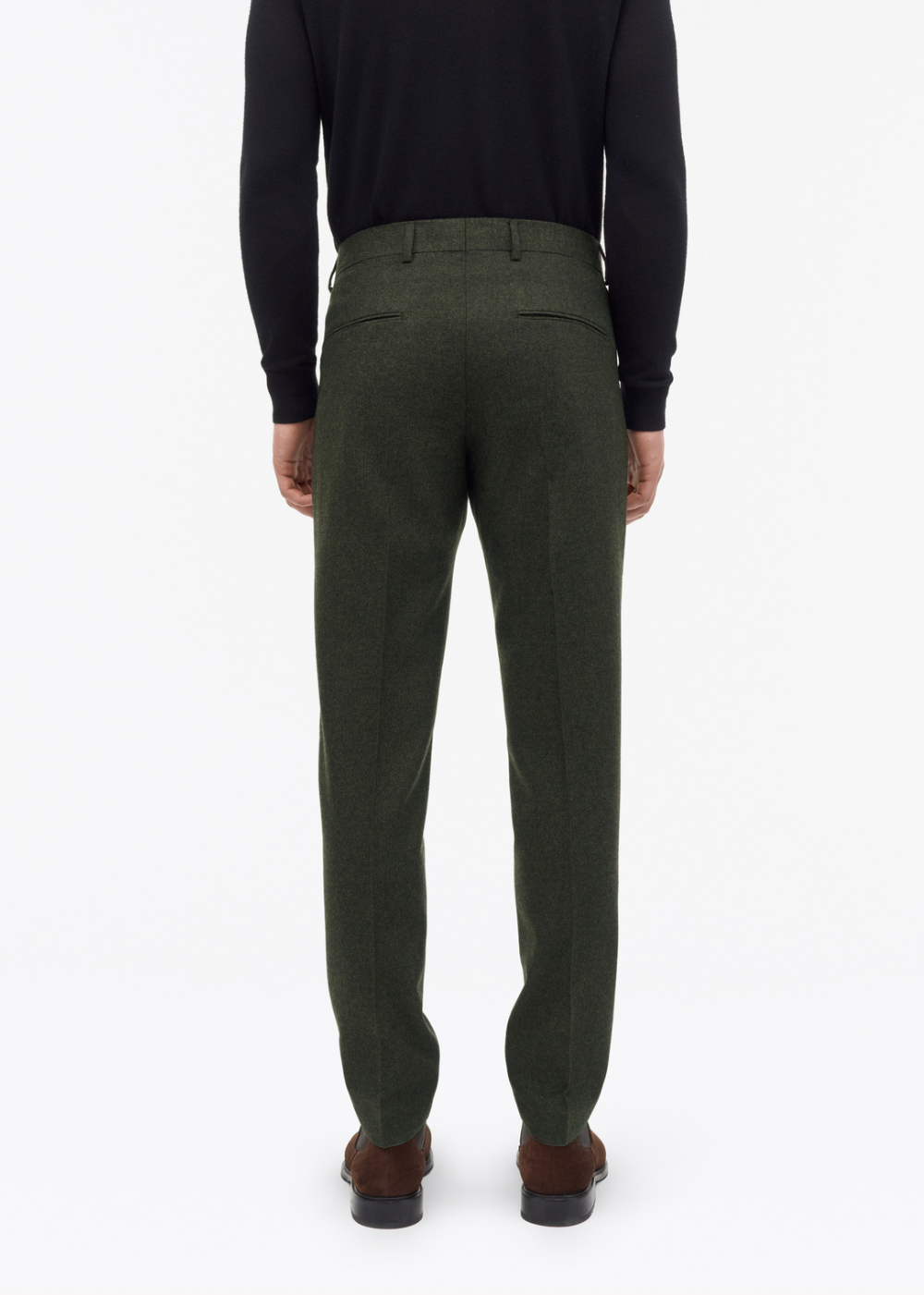 Tenuta Stretch Brushed Wool Trouser