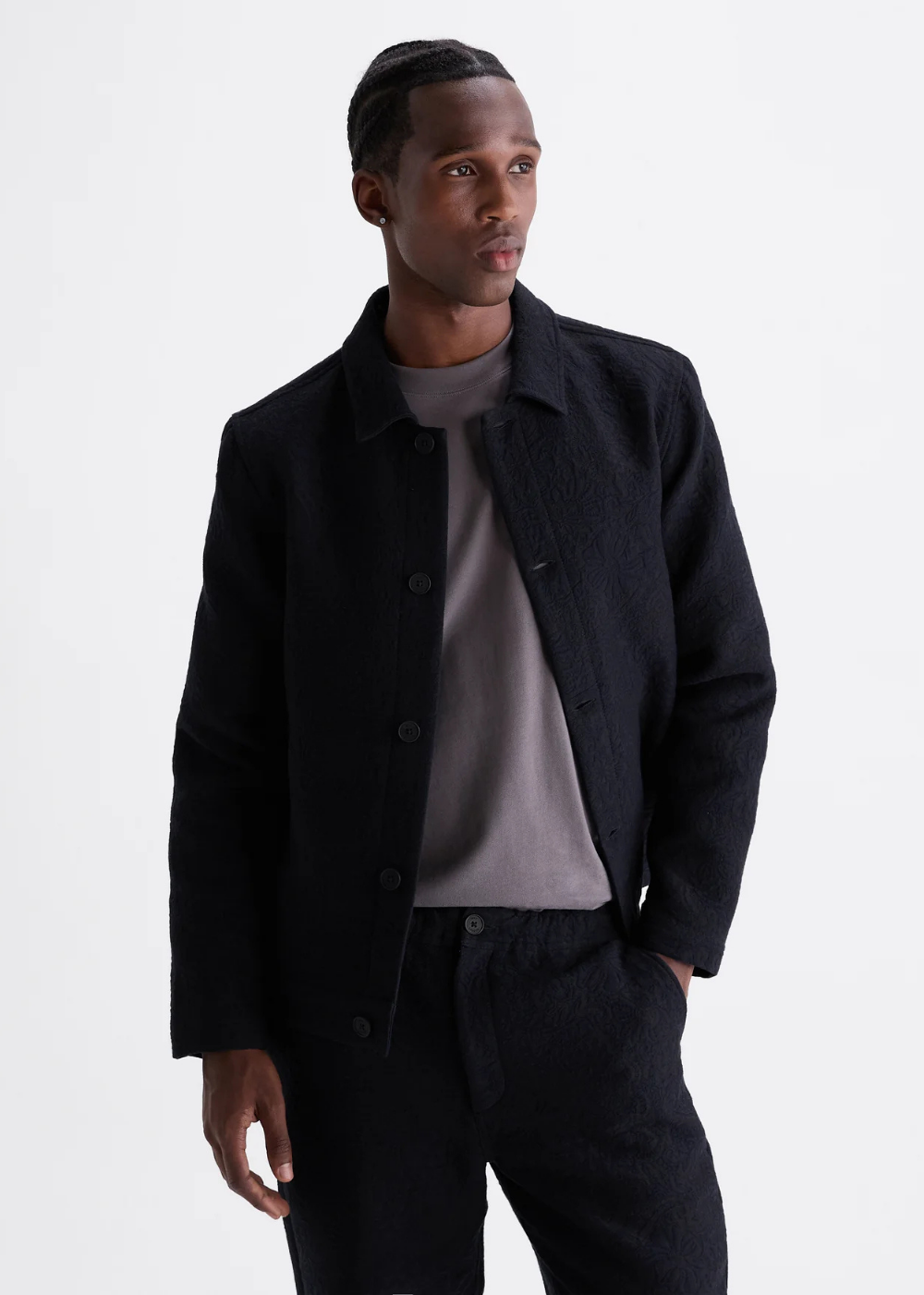 Iggy Jacket Tonal Jacquard