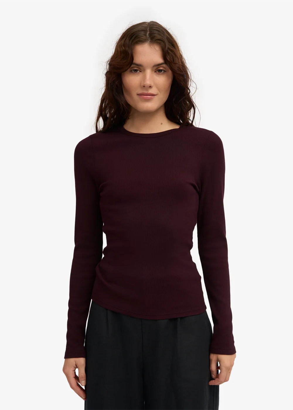 Organic Rib LS T-Shirt