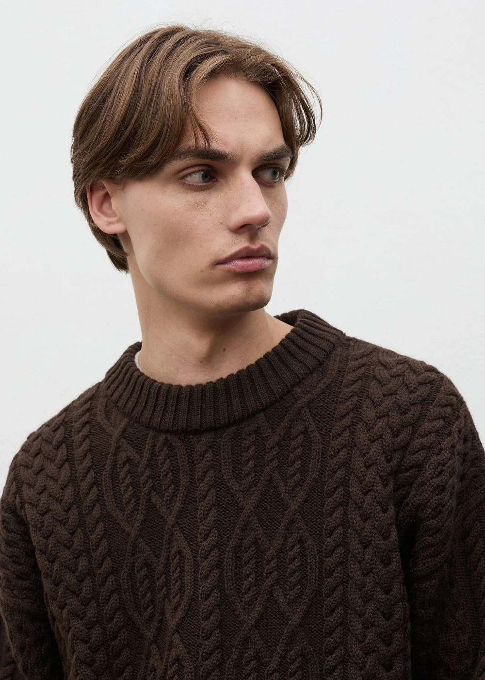 Nordhavn Aran Crewneck Sweater