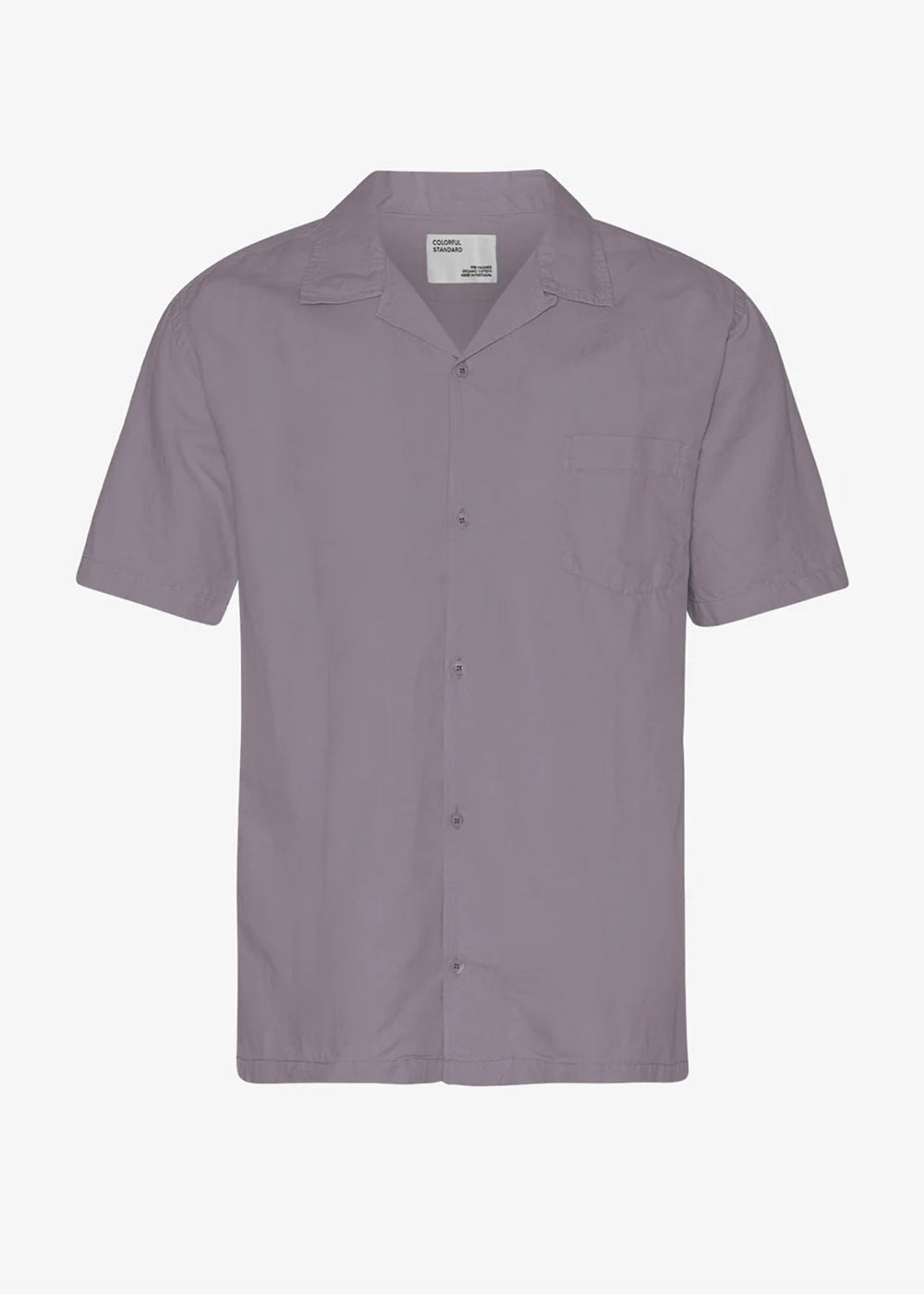 Linen Short Sleeved Shirt - Purple Haze - Colorful Standard Canada - Danali
