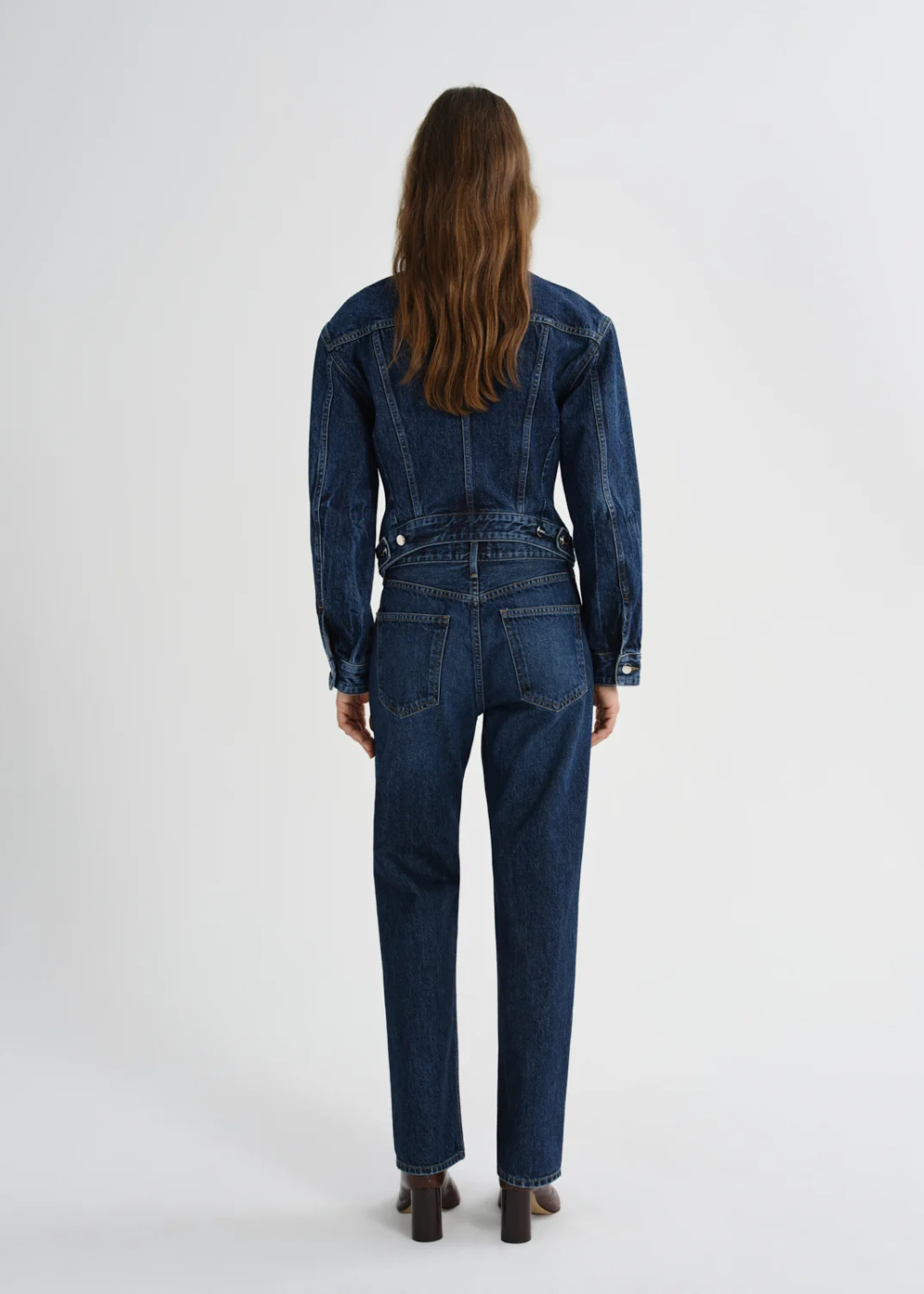 Lana Mid Rise Straight Jean