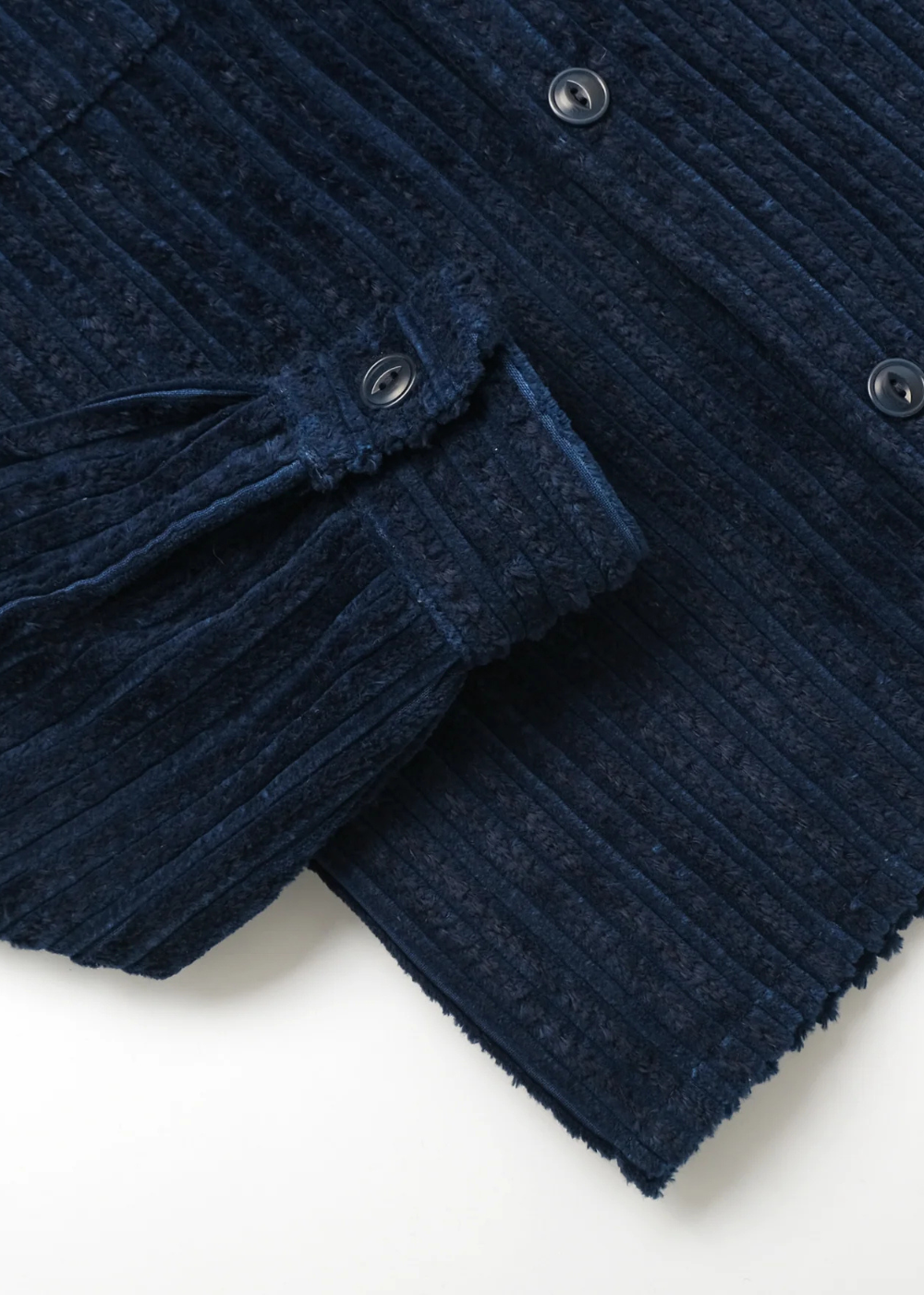 Navy Jumbo Corduroy Club Shirt