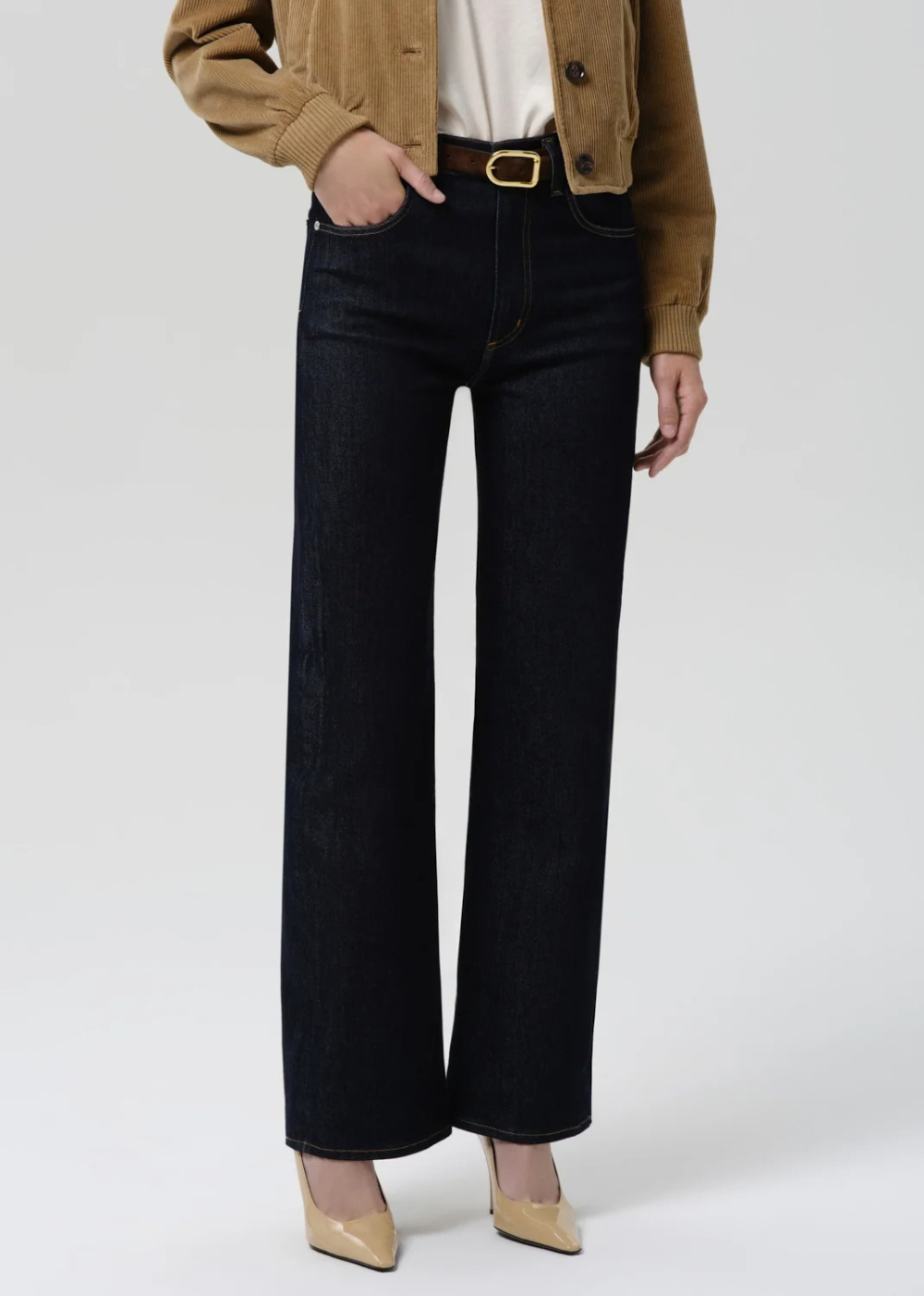 Annina High Rise Wide Leg 33" Jean