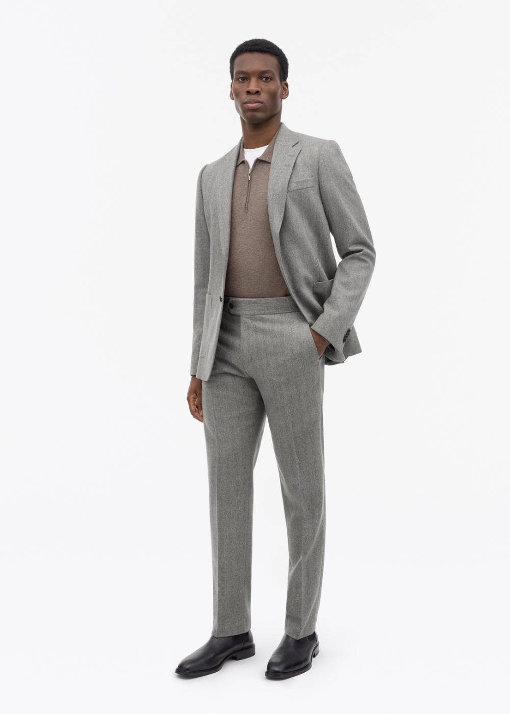Tense Donegal Herringbone Pant