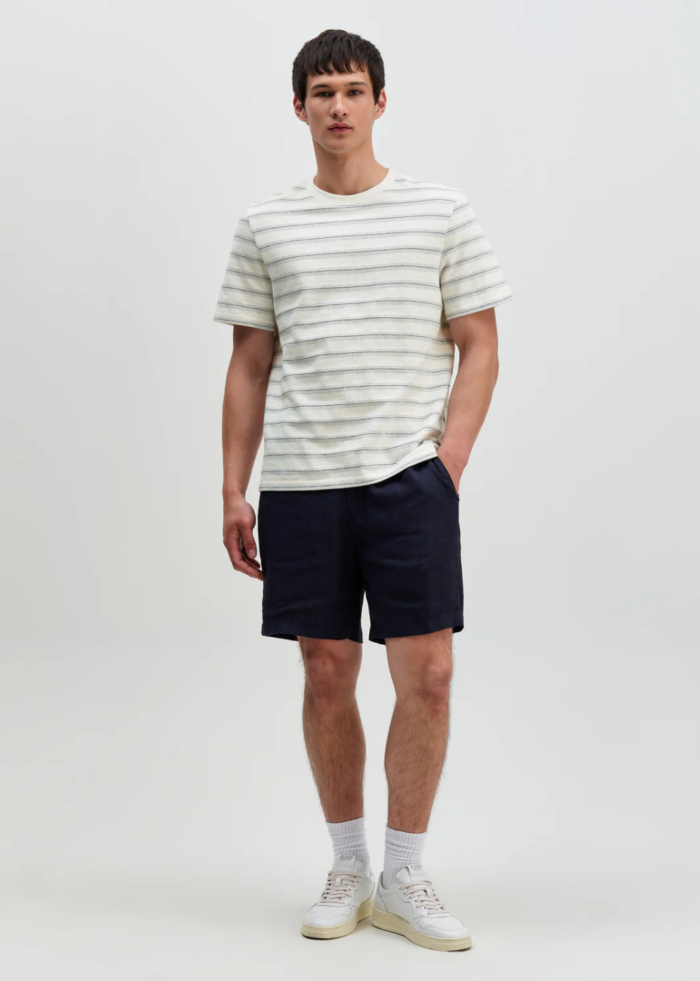 Dean SS Tee Stitch Stripe