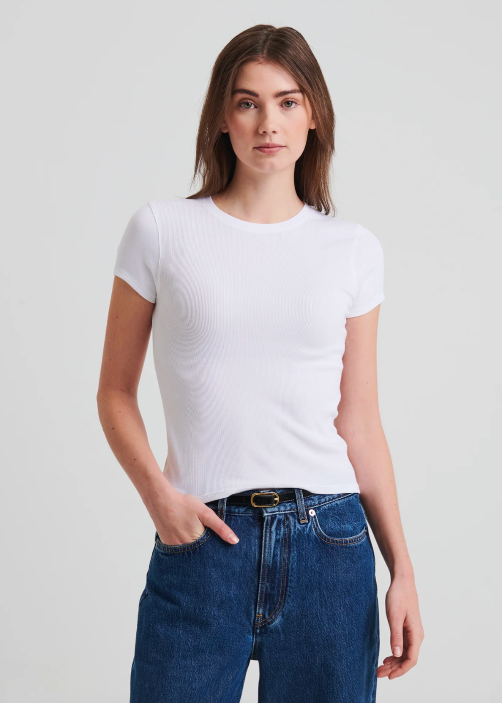 Cotton Modal Rib Baby Tee