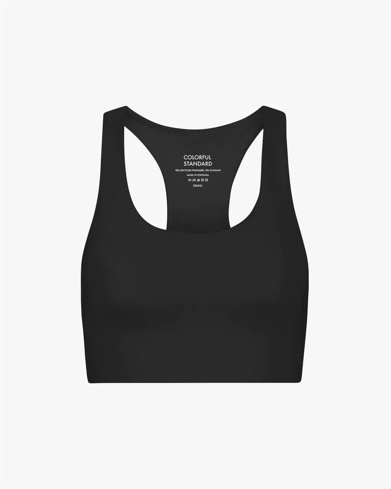Active Cropped Bra - Colorful Standard - Danali - CS3022-DeepBlack-XS