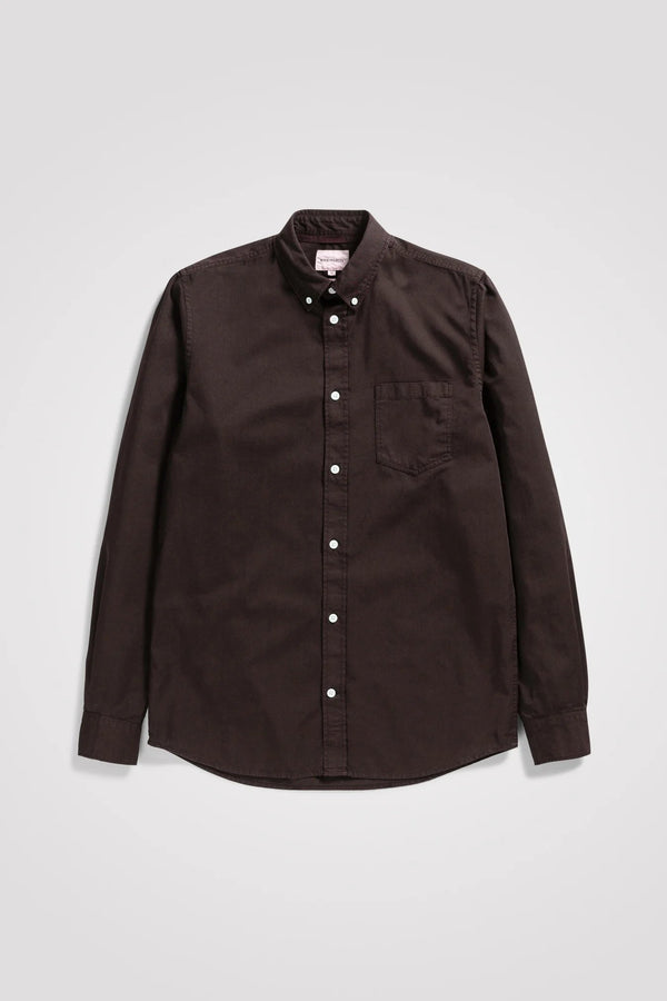 Anton Light Twill Shirt - Norse Projects - Danali - N40-0790-Espresso-M