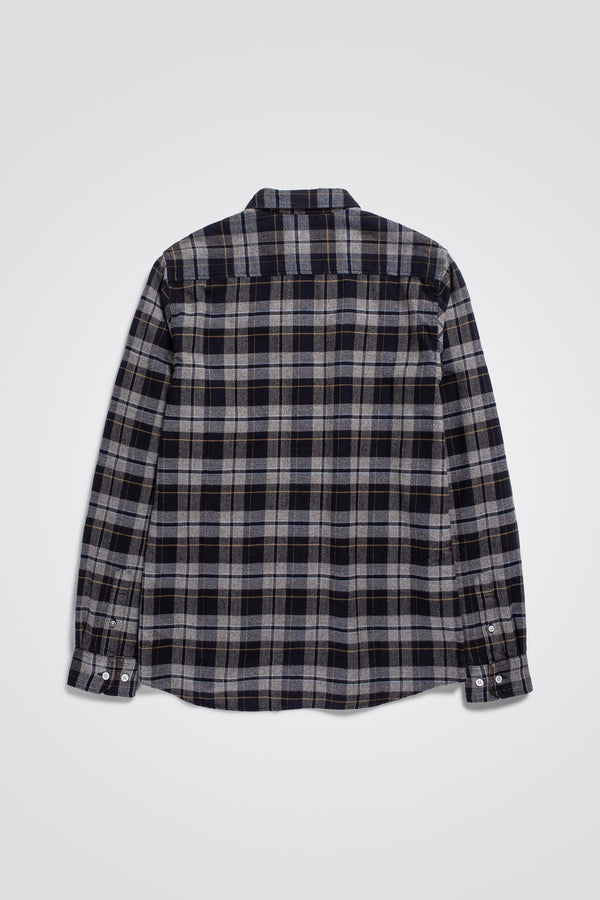 Anton Organic Flannel Check Shirt - Norse Projects - Danali - N40-0595-MediumGrey-M