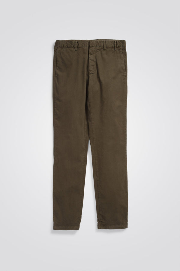Aros Slim Italian Brushed Twill Chino - Norse Projects - Danali - N25-0389-BeechGreen-30