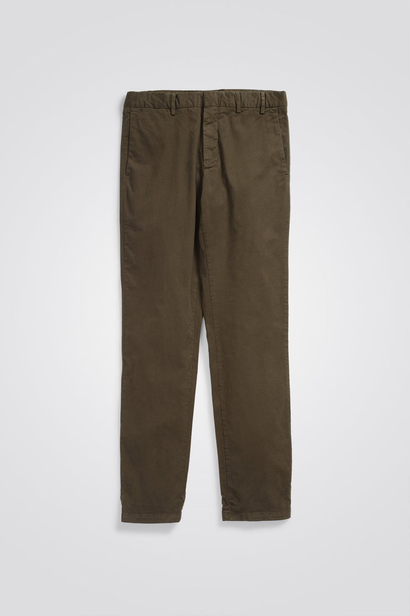Aros Slim Italian Brushed Twill Chino - Norse Projects - Danali - N25-0389-BeechGreen-30