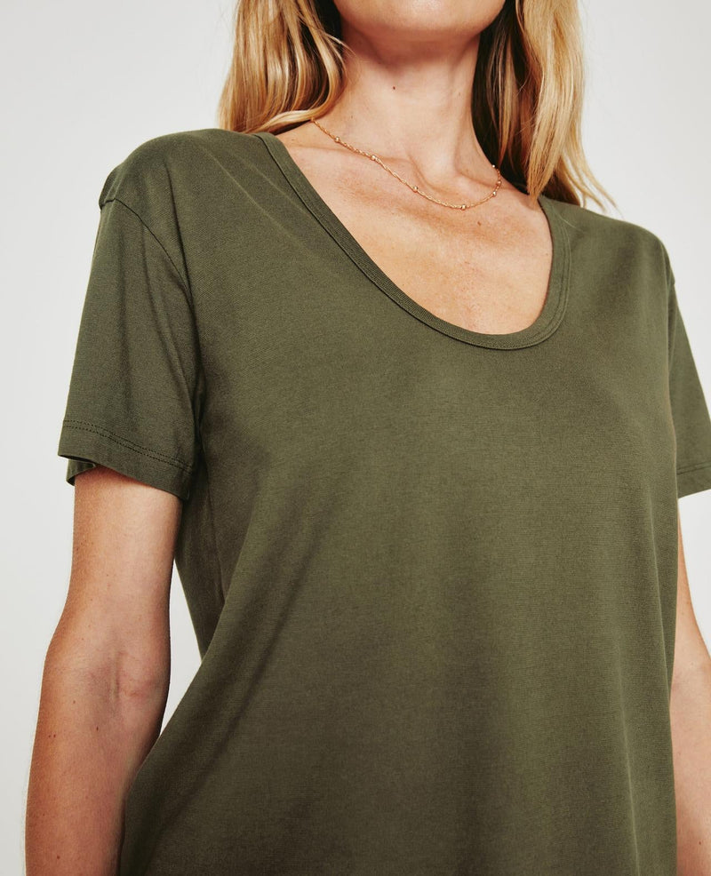 Aspen U Neck T-Shirt - AG Jeans - Danali - ELJ71094-SYMS-XS