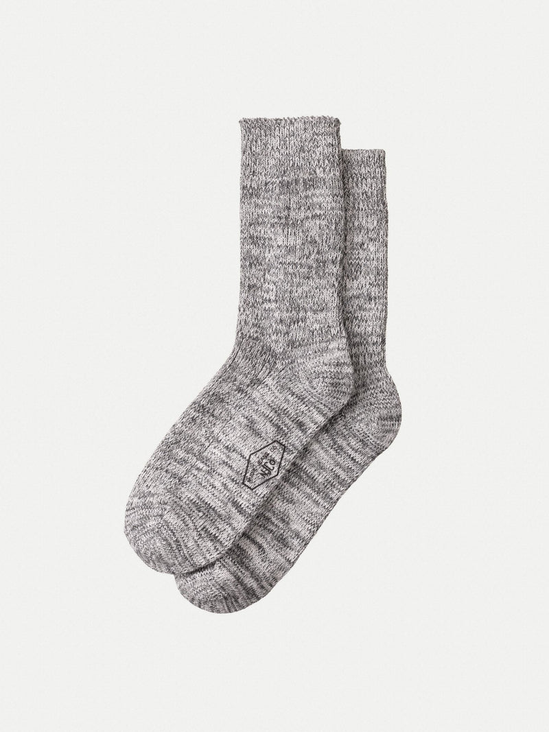 Chunky Sock Rebirth - Nudie Jeans - Danali - 181004-Grey