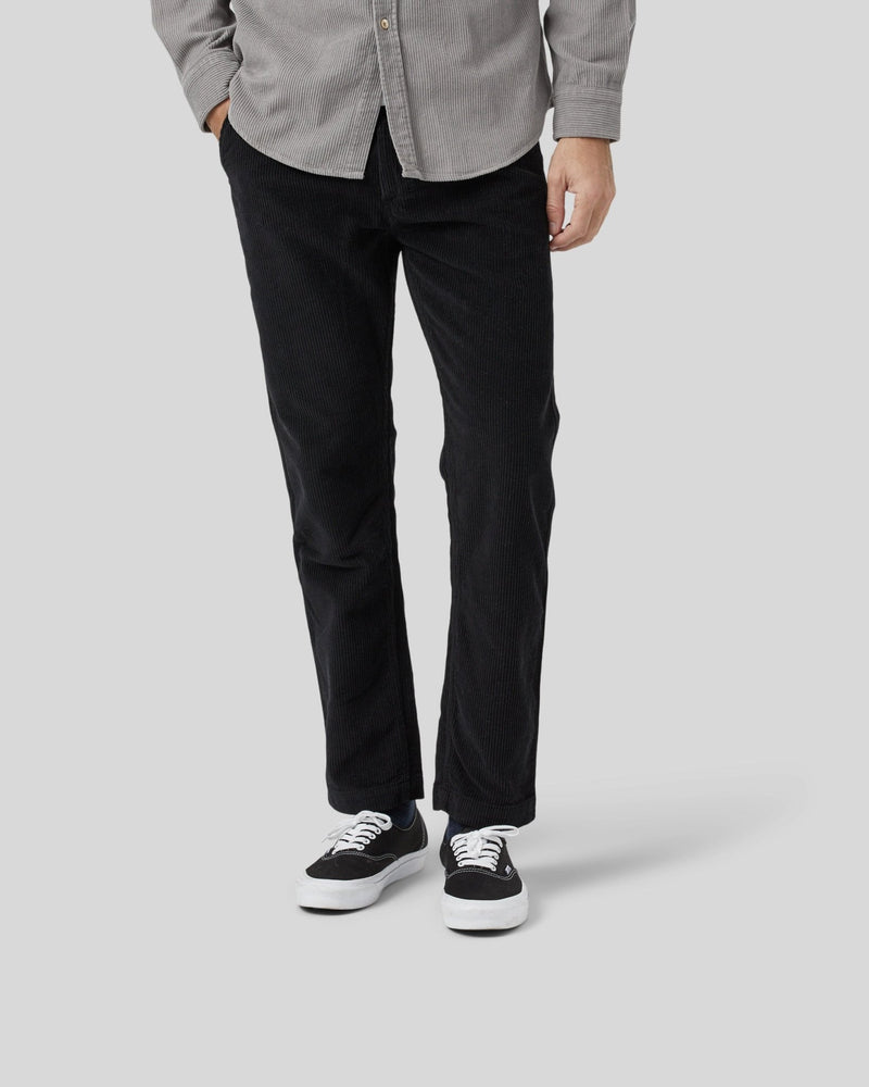 Corduroy Trousers - Portuguese Flannel - Danali - CORDUROYTROUSERS-BLACK-S