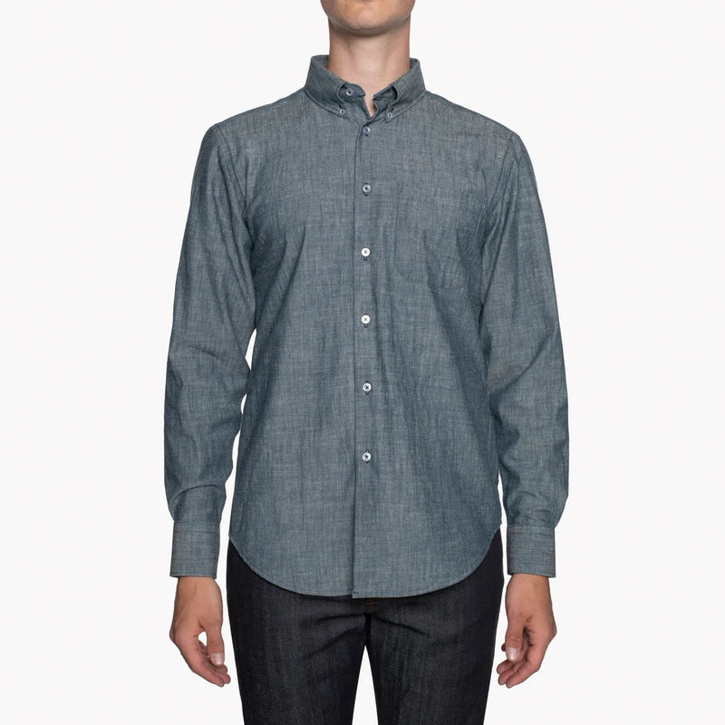 Easy Shirt - 5oz Rinsed Chambray - Naked & Famous Denim - Danali - 120181111-S