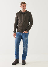 Extra-Fine Vintage Full Zip Hoodie - Patrick Assaraf - Danali - P114H02-351-S