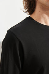 Pima Cotton Stretch Long Sleeve T-Shirt
