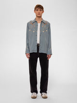 Gonzo Western Shirt - Nudie Jeans - Danali - 140803-SkyBlue-M