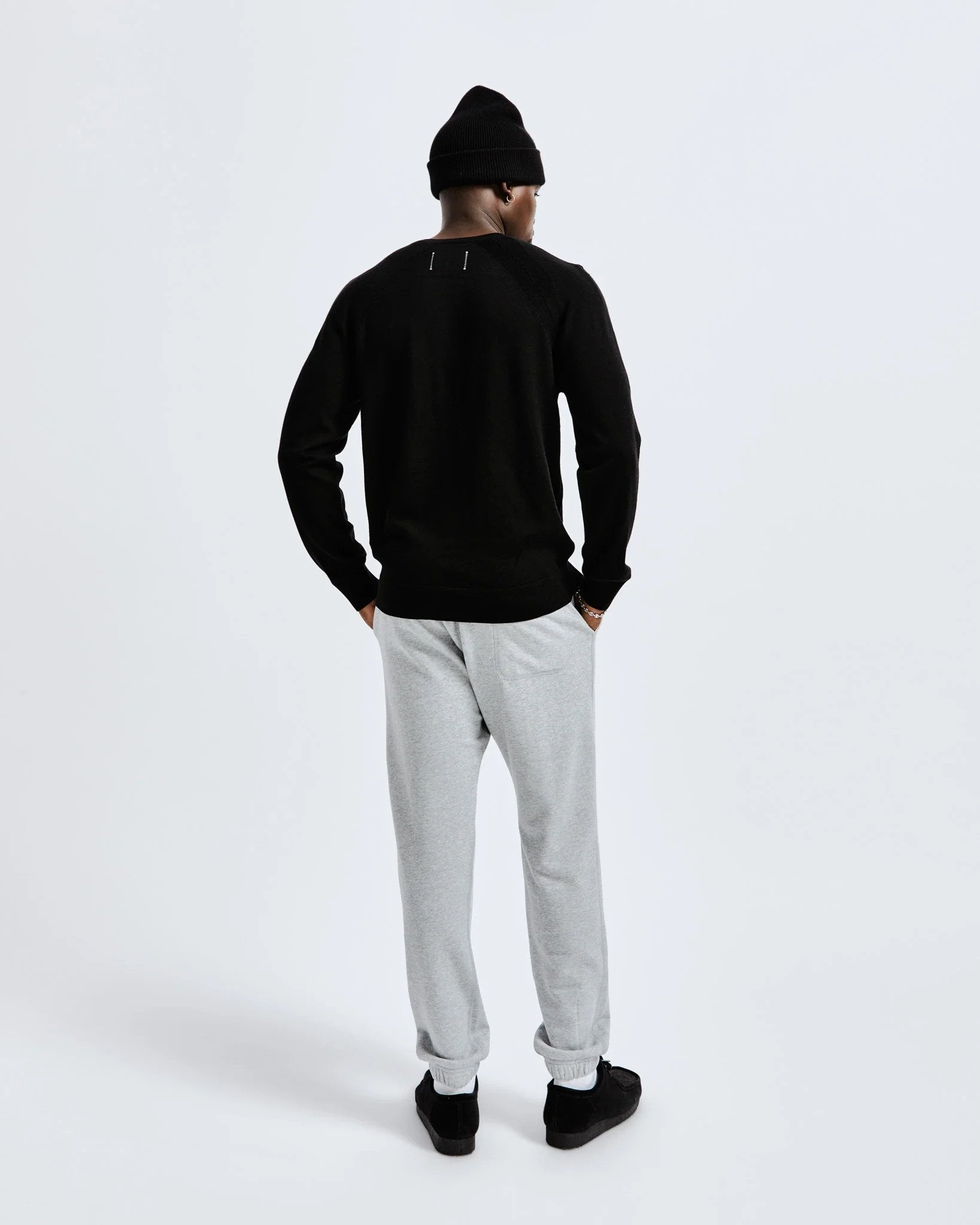 Harry Crewneck Sweater - Reigning Champ - Danali - RC-6036-BLACK-M