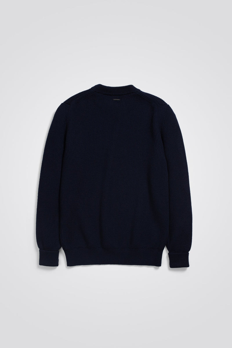 Henning Merino Crew Sweater - Norse Projects - Danali - N45-0561-DarkNavy-M