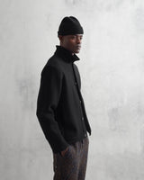 Iggy Jacket Felt Wool - Wax London - Danali - AW23-JKT-IGY-BAP-BLK-M