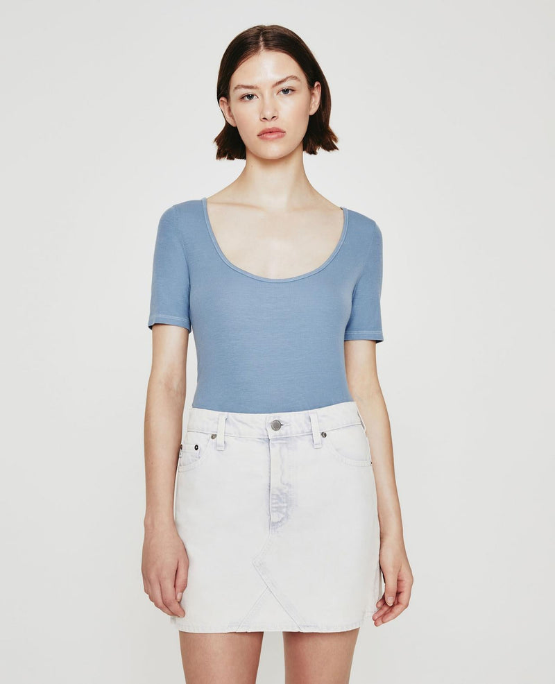 Jaxon Scoop Neck T-Shirt - AG Jeans - Danali - TTR71139-CLES-XS