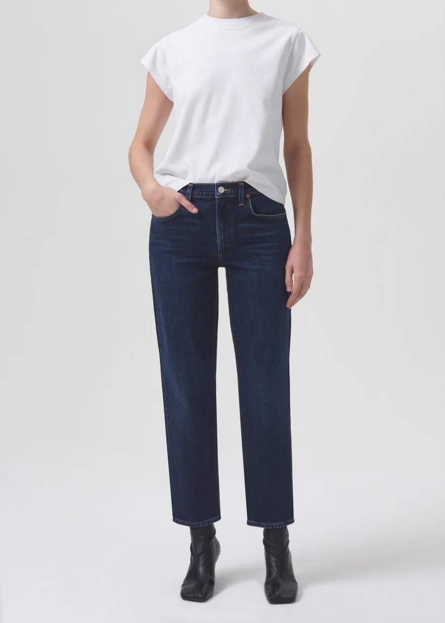 Kye Mid Rise Straight Crop Stretch Jean - AGOLDE - Danali - A9100C-3026-SONG-25