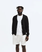 Lightweight Terry Slim Cardigan - Reigning Champ - Danali - RC-3908-Black-M