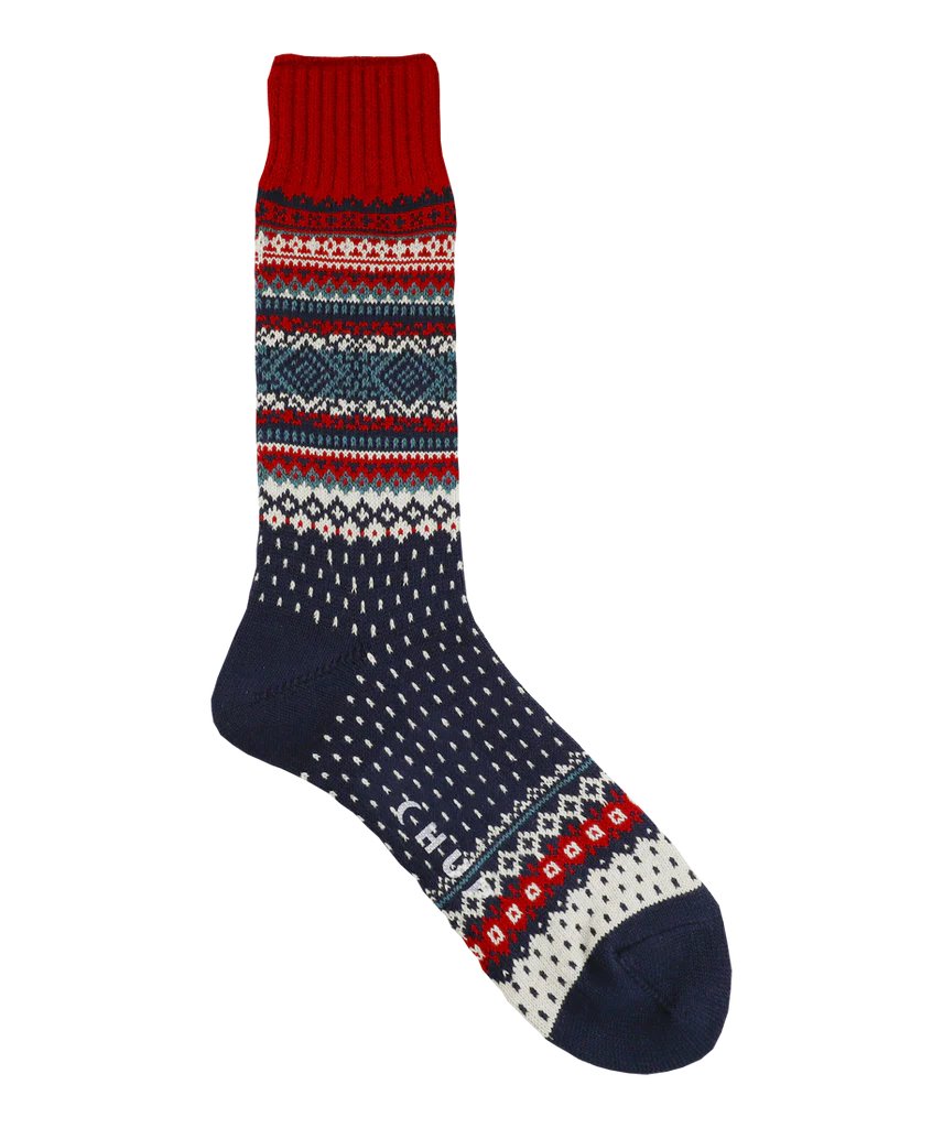 Log Home Socks - Chup - Danali - LogHome-Navy-S