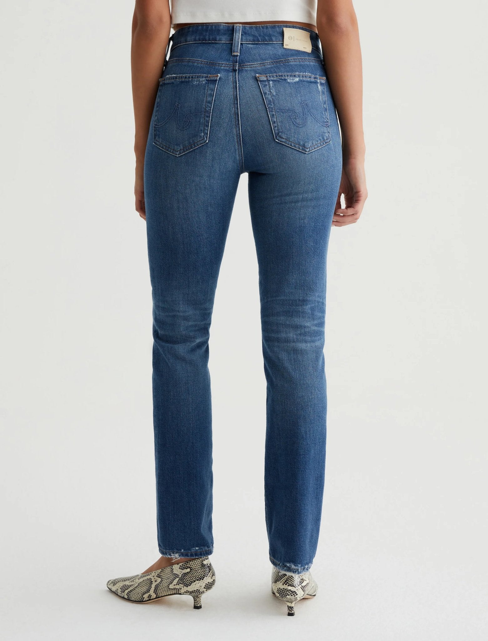 Mari High Rise Slim Straight Jean - AG Jeans - Danali - JRN1875UB-14YMET-25