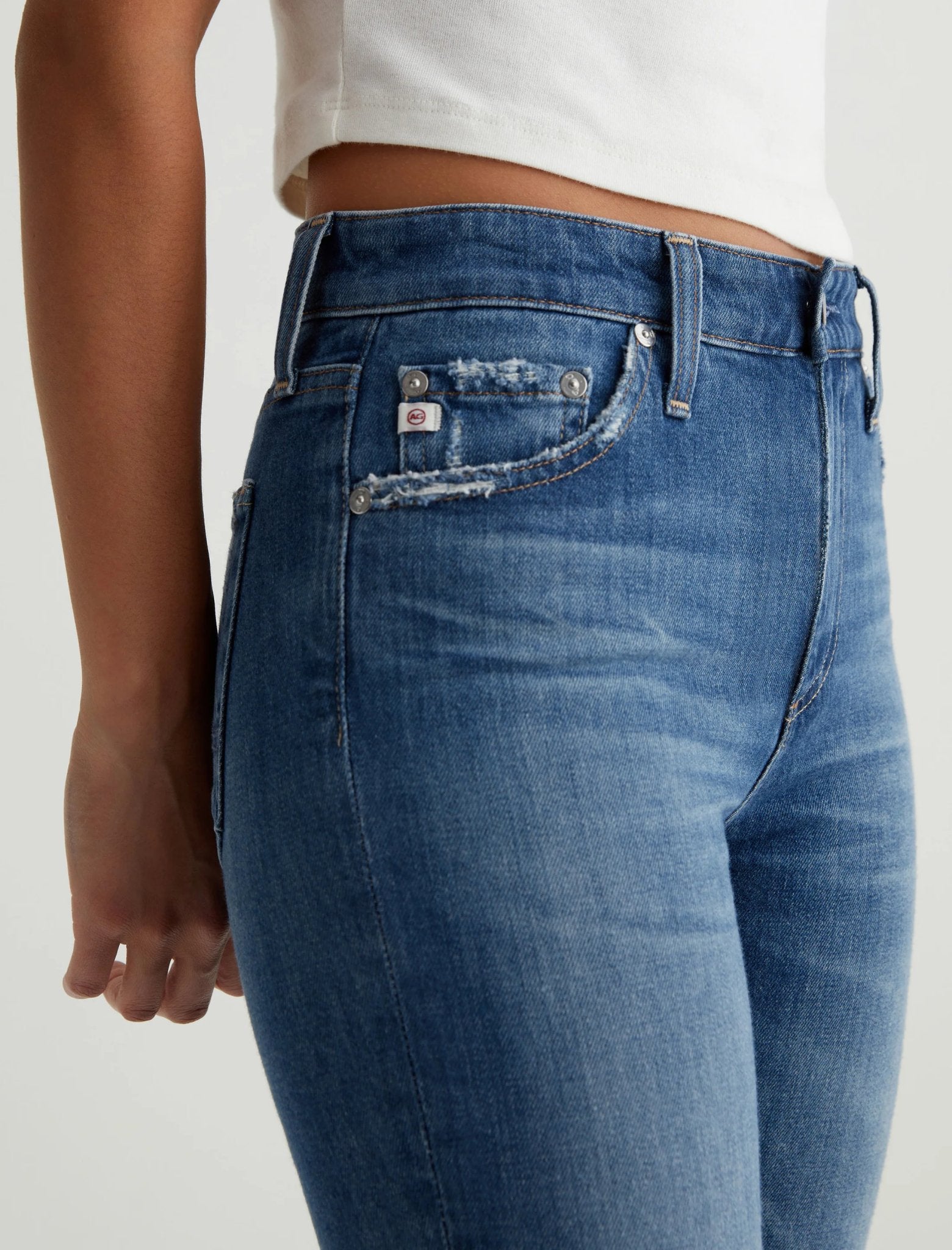 Mari High Rise Slim Straight Jean - AG Jeans - Danali - JRN1875UB-14YMET-25