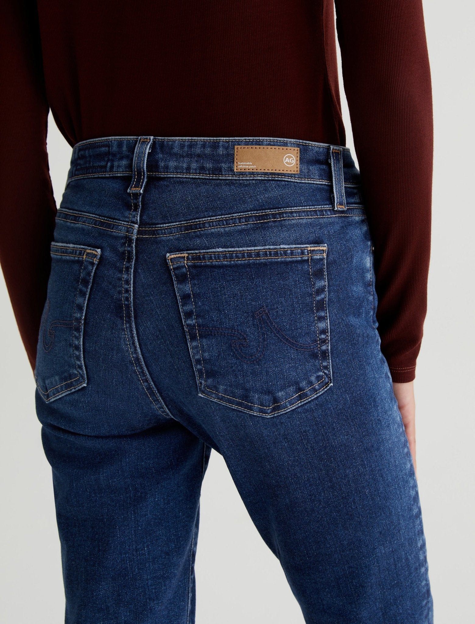 Mari High Rise Slim Straight Jeans - AG Jeans - Danali - EMP1875-08YECO-24