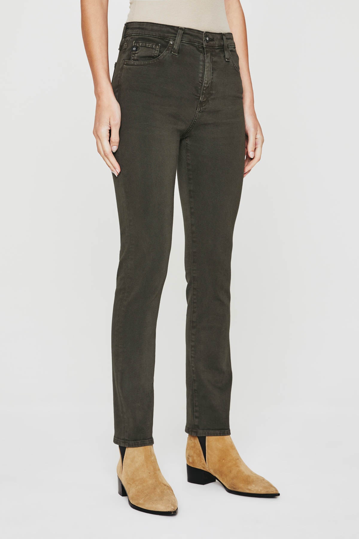 Mari High Rise Slim Straight Pant - AG Jeans - Danali - HYD1875-SLSTOW-25