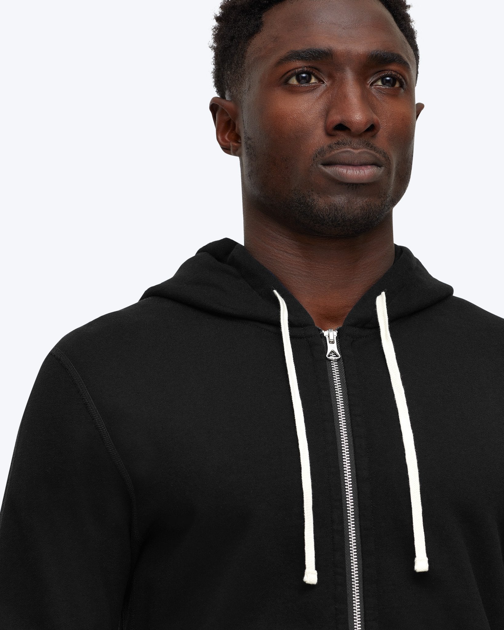 Midweight Terry Full Zip Hoodie - Reigning Champ - Danali - RC-3205-BLK-S