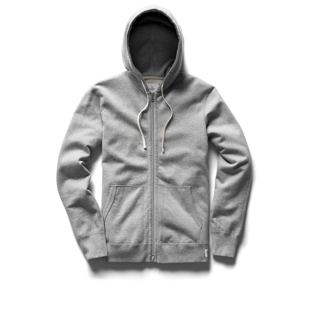 Midweight Terry Full Zip Hoodie - Reigning Champ - Danali - RC-3205-Grey-S