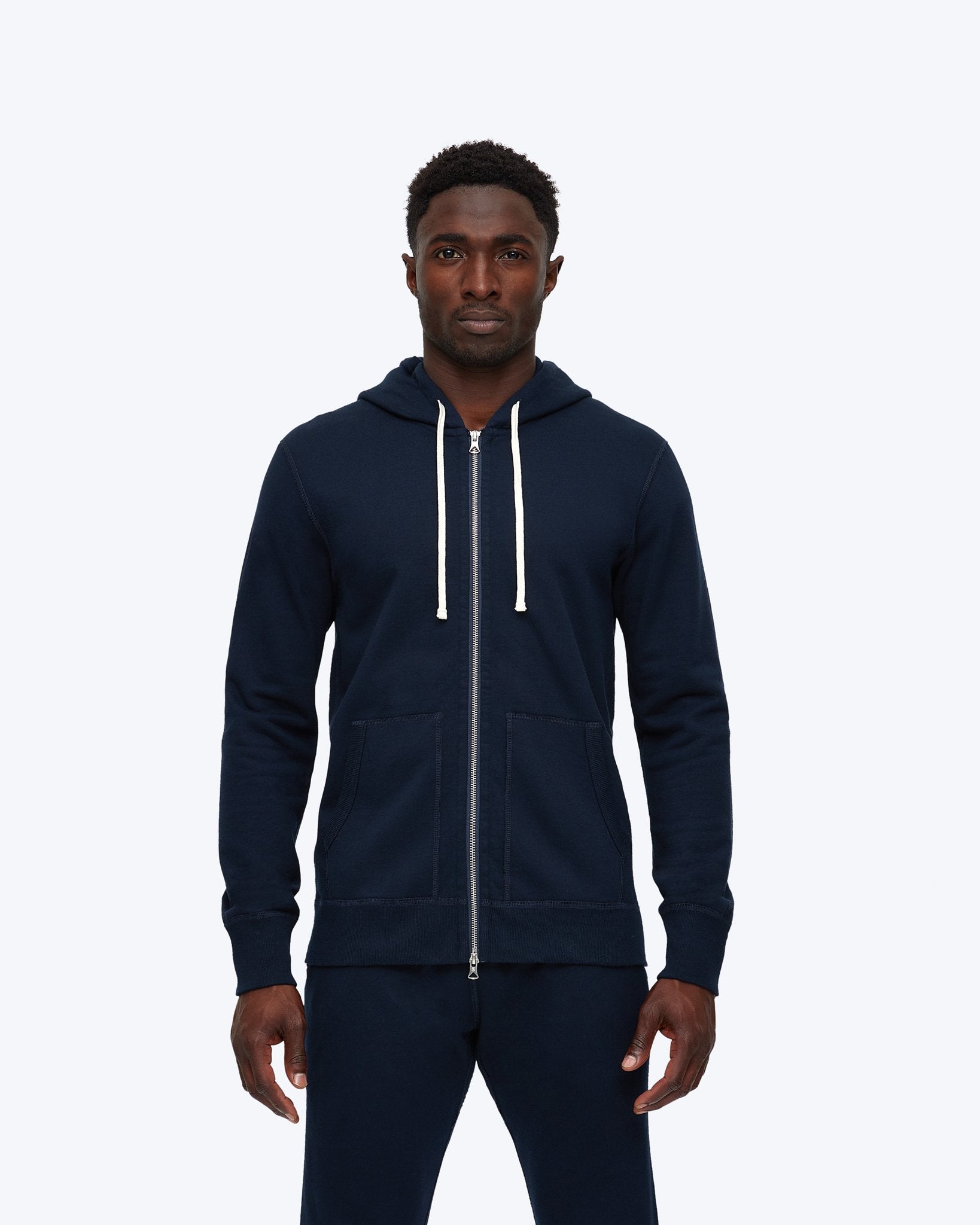 Midweight Terry Full Zip Hoodie - Reigning Champ - Danali - RC-3205-NVY-S