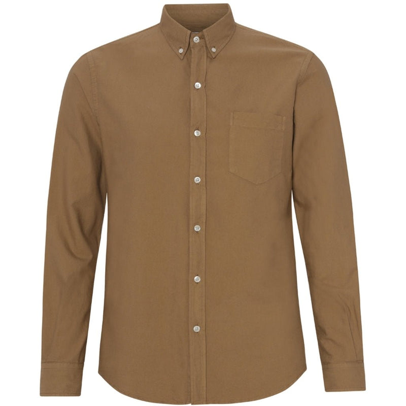 Organic Button Down Shirt - Colorful Standard - Danali - CS4002-Camel-S