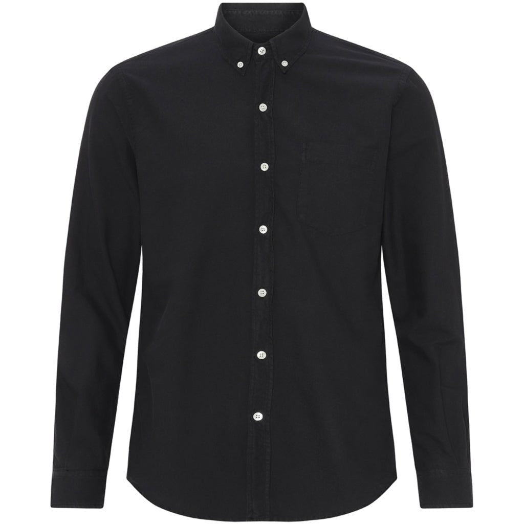 Organic Button Down Shirt - Colorful Standard - Danali - CS4002-DeepBlack-M