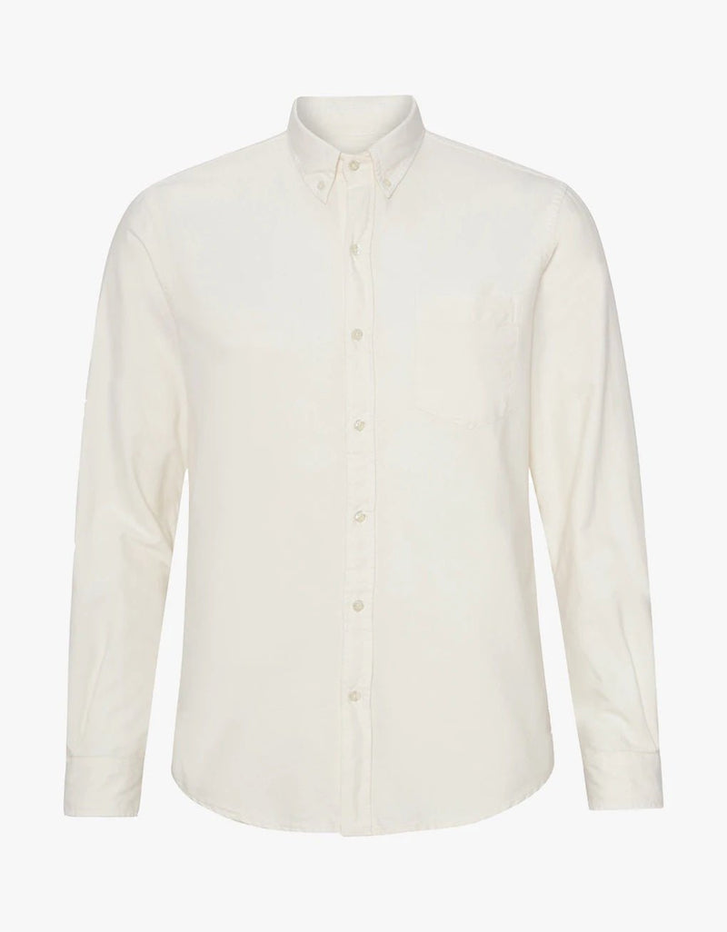 Organic Button Down Shirt - Colorful Standard - Danali - CS4002-Ivory-XS