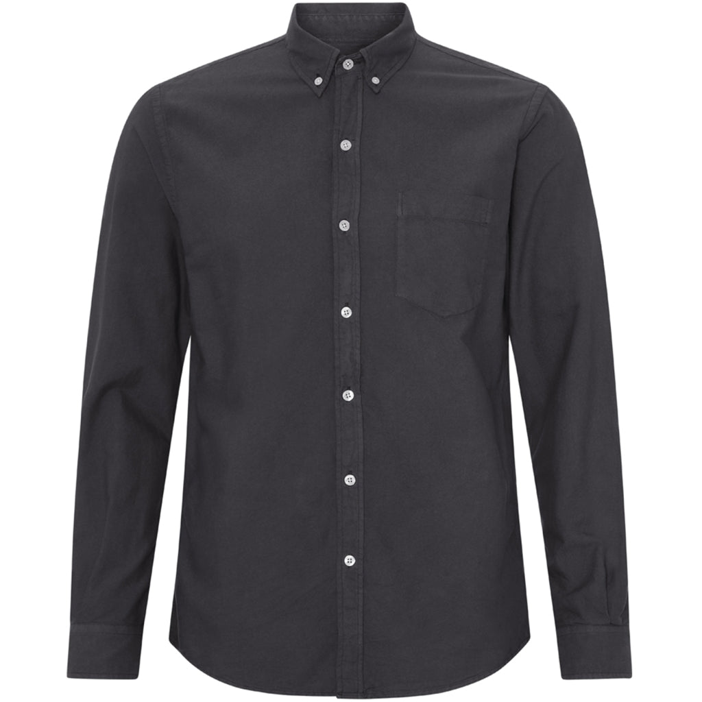 Organic Button Down Shirt - Colorful Standard - Danali - CS4002-LavaGrey-M