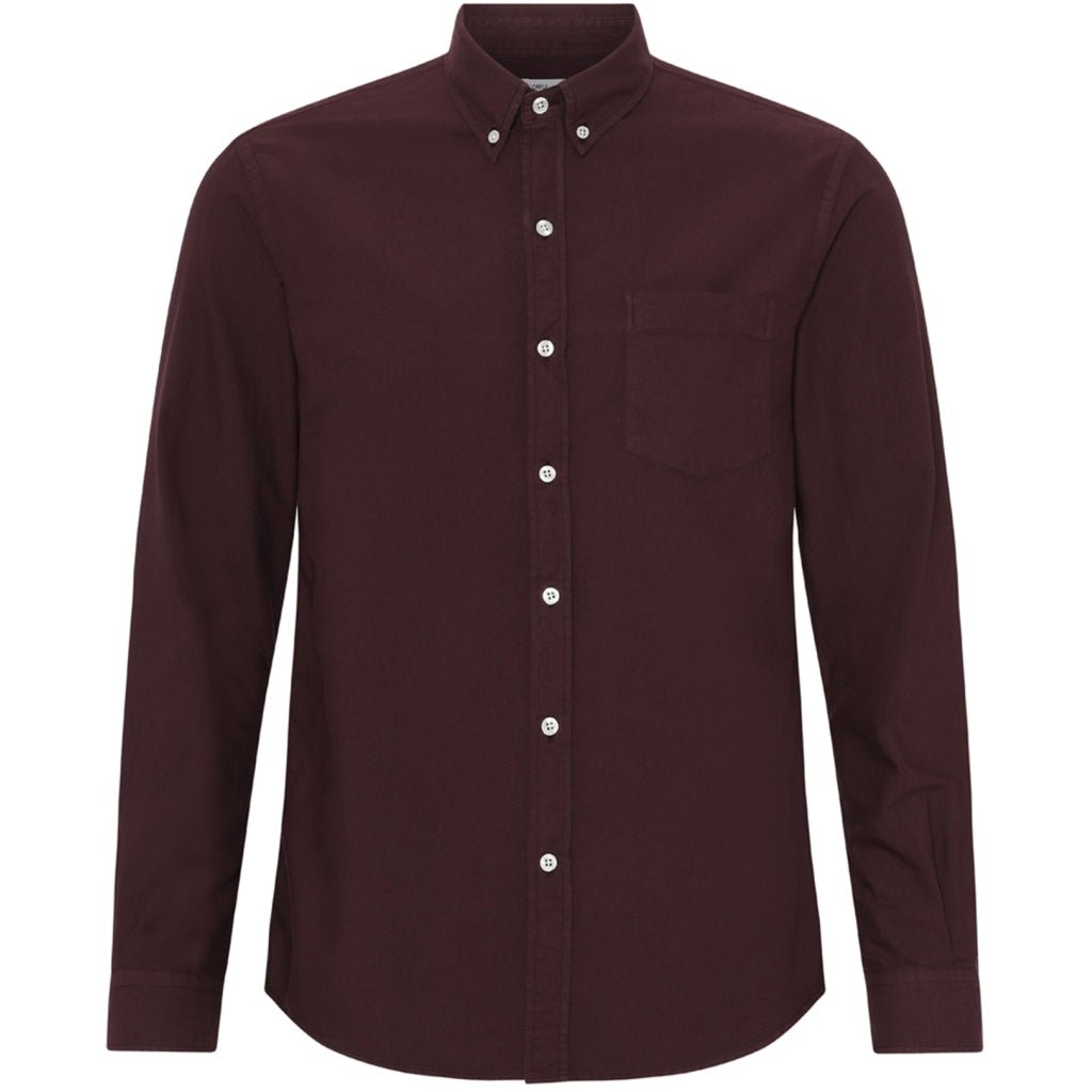 Organic Button Down Shirt - Colorful Standard - Danali - CS4002-OxbloodRed-S